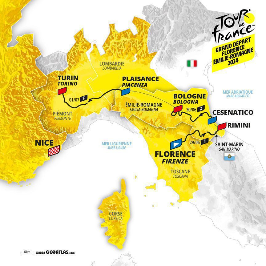 Tour De France Route Map 2024 Lizzy Therese