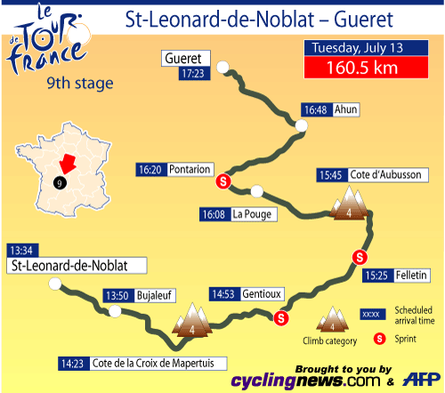 tour de france 2004 route map