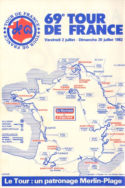 1982 tour de france stages
