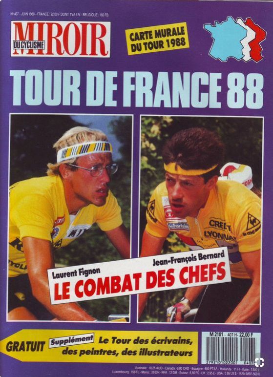 1988 tour de france standings